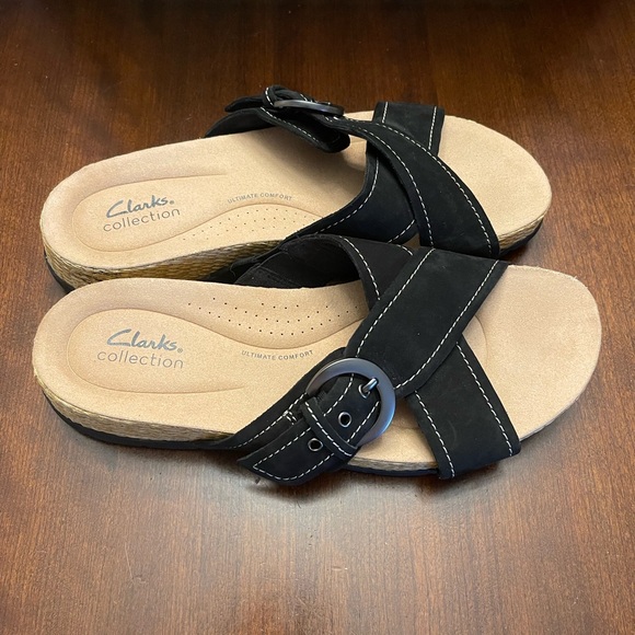 NWOT Clarks Collection Leather Slide Sandals- Reileigh
May - Picture 4 of 7